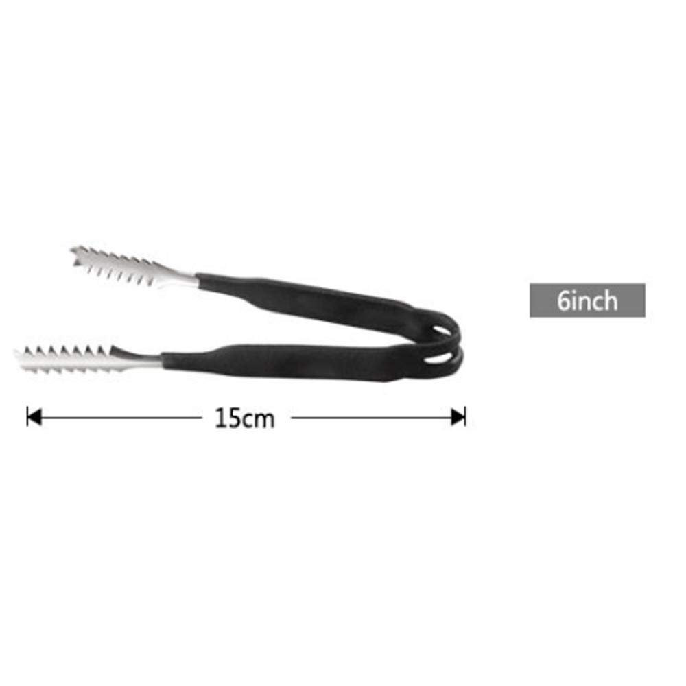 Pinzas for cocinar, mango de silicona, pinzas for alimentos, pinzas for hielo, pinzas for ensalada, parrilla for barbacoa, servicio de cocina multifuncional, pinzas for cocinar, accesorios de barra (t
