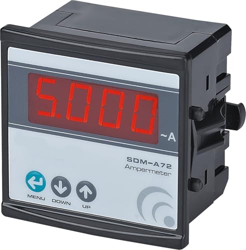 Amperímetro digital ultra delgado SDM-A con panel LED de alta definición y CT 150A 2