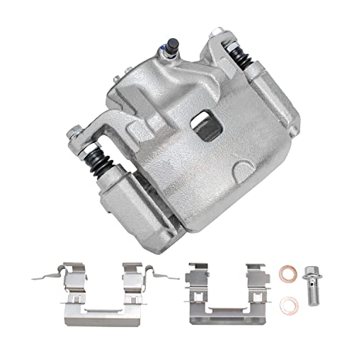 Image of Detroit Axle - Front Disc Brake Calipers + Ceramic Brake Pads Replacement | for 2007 2008 2009 2010 Nissan Sentra Altima - 6pc Set