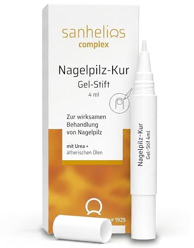 Sanhelios Nagelpilz-Kur Gel-Stift | Zu wirksamen Behandlung einer Nagelpilzinfektion | belegte Wirkung* | ohne Feilen | mit Biotin u. ätherischen Ölen