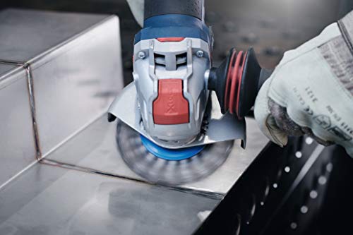 BOSCH WBX408 4-1/2 in. X-Lock Arbor Carbon Steel Stringer Bead Knotted Wire Wheel for Applications in Difficult Brushing in Tight Places for Cleaning Welds - image 2