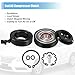 X AUTOHAUX 1 Set AC Compressor Clutch Kit Pulley Coil Auto Repair Compressors Assembly for Jeep Liberty 6Cyl 3.7L 2009-2012