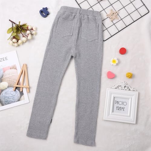 Toddler Kids Fashion Corduroy Tights Pants Girls Plain Color Pinstripe Leggings Fall Winter Thermal Trousers3