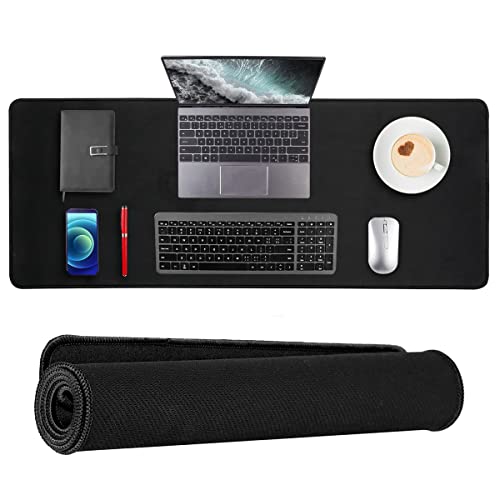 SUPRHOME Large Desk Pad, Extended Mouse Pad | Multi-Purpose Anti Skid Pad for Phone, Tab, Laptop | Spill-Resistant Office Desk Protector | Easy to Wipe | Reversible & Durable Design