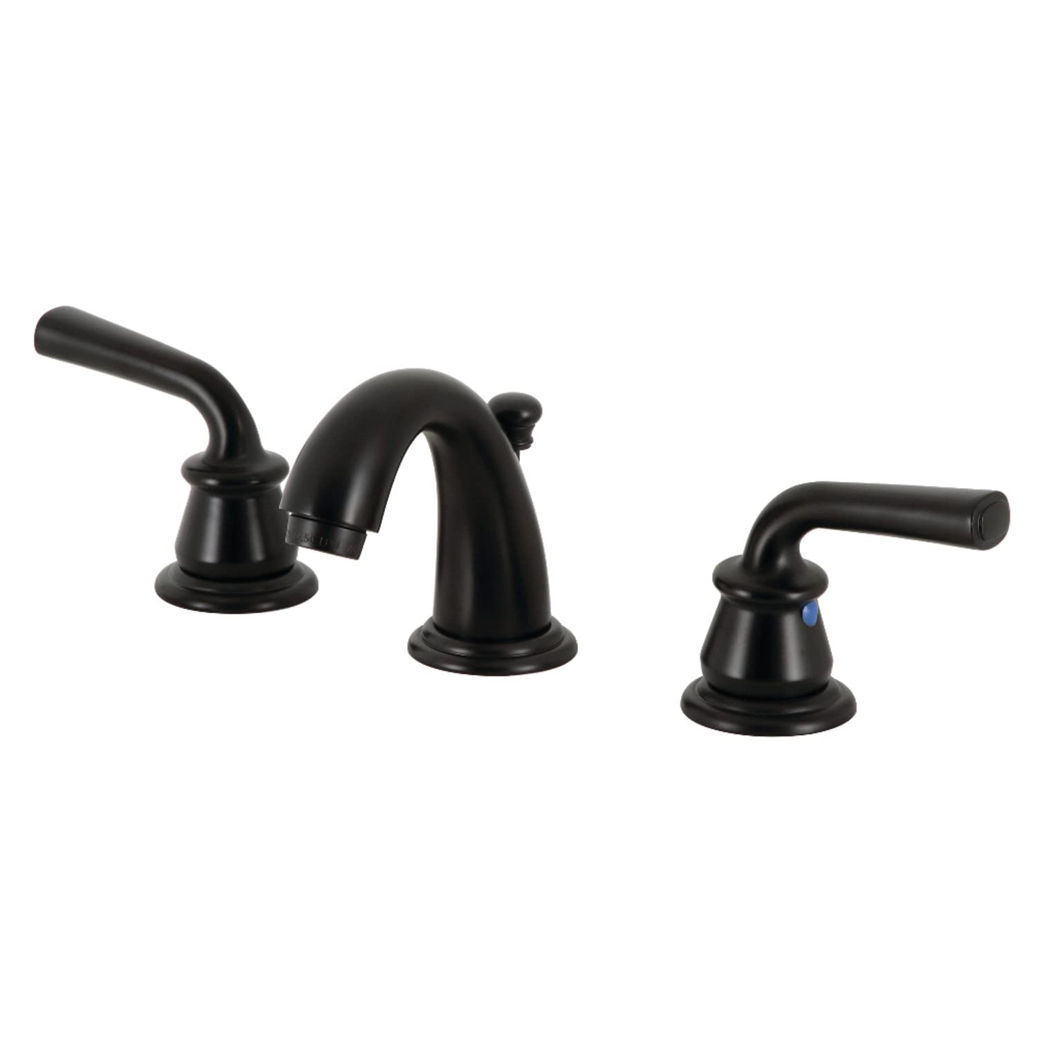 Robinet de salle de bain Kingston Brass KB910RXL noir mat pour rénovation moderne