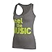 Zumba Fitness LLC Damen Electrify Racerback Top, Damen, Kiesfarben, XX-Large
