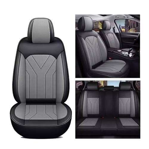 Seat Covers Full Set for Hyundai Sonata 2009-2024,Leather Seat Covers, Car Seat Covers Full Set 5 Seats, 5D Foam Back Support, Leather Car Seat Cushion Super Breathable, Storage Bags, All Season(Color