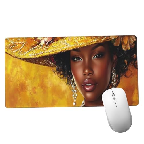 India Alfombrilla Ratón 1400x600x3mm Alfombrilla Raton XXL con Base de Goma Antideslizante, Accesorios Gaming Hermosa, Ordenador Gamer Regalos, Mouse Pad Gaming Mejora La Precisión Y La Velocida Y756