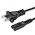OMNIHIL [UL Listed] 5 Feet Long AC Power Cord Compatible with Samsung Smart TV 2 Prong Version F (P/N: 3903-001117 3903-001295)