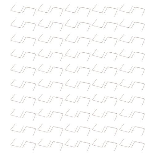 Aexit 100Pcs Chandelier Lighting fixtures and controls Connectors 18mm Width Chrome Tone for Fastening Crystal