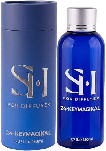 24-KeyMagikal No.1023 Hotel Diffuser Oil Refill, 5.07 Fl oz | 150ml, Luxury Home Scent Fragrance Oil for Diffuser Ultrasonic and Waterless Diffuser Oil and Crafting, Long-Lasting Aroma