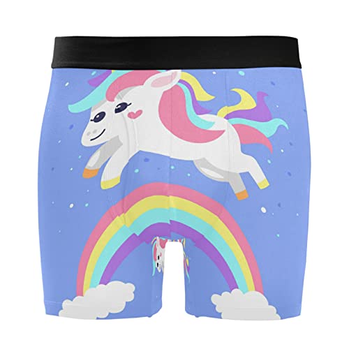 Bóxer para hombre ultrasuaves de nube y unicornio ideales para el descanso