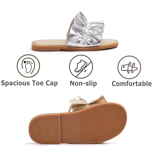 Image of THEE BRON Girls Cute Slip-On Slippers Stylish Sandals for Toddlers & Kids