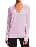 Picture of COOrun Women's UPF 50+ UV Sun Protection Shirt Long Sleeve Hiking Hooded Jacket Sun Shirt SPF Hoodie Thumb Hole Tops