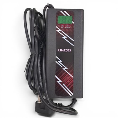 Image of Electric Scooter Charger 60V 4 AMP for Lead Acid and Graphene 5 Battery Scooter | Longest Wire | Percentage Screen | Auto Cutoff Protection.