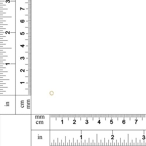 14kt Gold Filled 24gauge 3mm Open Jump Rings - 100pcs (3363)/1