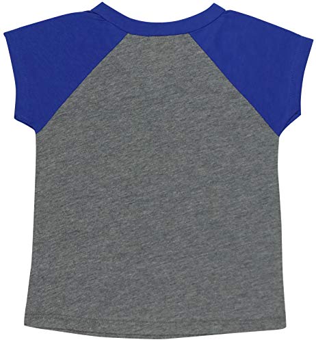 Image of ToBeInStyle Kids Boys Girls Cotton Jersey Contrast Raglan V-Neck Tee T-Shirts