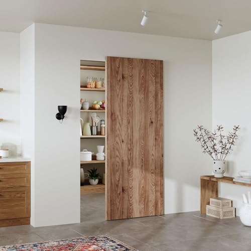 34" Concealed Sliding Barn Door Hardware Kit with Soft Close