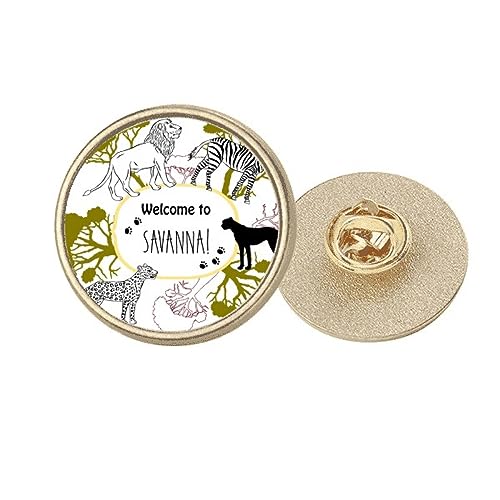 Broche africaine Welcom To Savanna Pinto dorée M voyage poétique