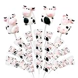 Cow Lollipops Individually Wrapped - 24 Cow Candy Party Suckers - Cow Themed Party Occasions, A Taste of Farm Favor of Mixed Fruit, Cow Birthday, Farm Birthday Party, Cow Themed Party Supplies & Goodie Bags
