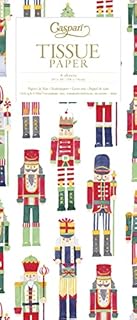 Caspari March of the Nutcrackers Christmas Tissue Wrap 4 sheets of 70 x 50 cm luxury tissue wrapping paper
