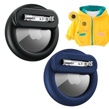 Suporte para Airtag da Apple para crianças, pacote com 2 unidades de suporte oculto para AirTag, com pinos de segurança, capa para rastreador GPS para crianças, idosos, roupas escondidas, sapatos,