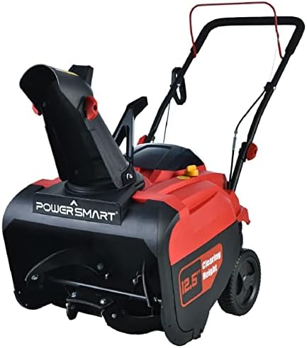 PowerSmart Snow Blower Gas Powered, 21 Inch Single Stage Gas Snow Thrower, 212CC Gasoline Engine Snowblower for Yard, PSSW21