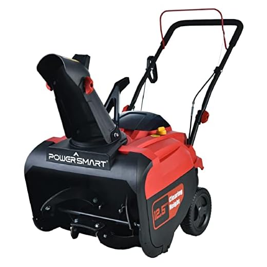 PowerSmart Snow Blower Gas Powered, 21 Inch Single Stage Gas Snow Thrower, 212CC Gasoline Engine Snowblower for Yard, PSSW21