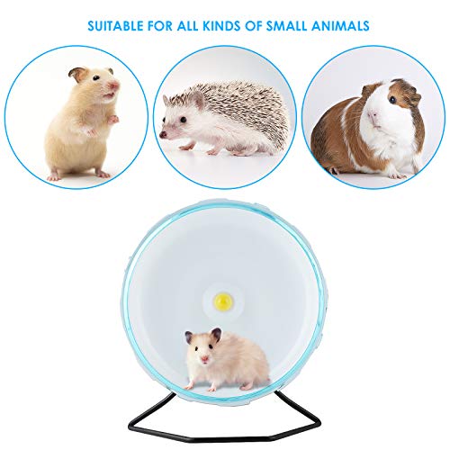 iFCOW Hamster Loopwiel, Huisdier Muis Silent Running Spinner Oefenwiel - Image 3