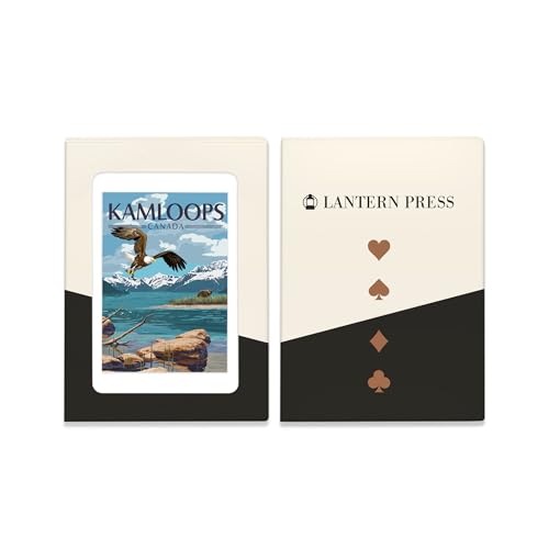 Juego de 52 naipes tamaño póker con diseño de Canadá miniatura 4