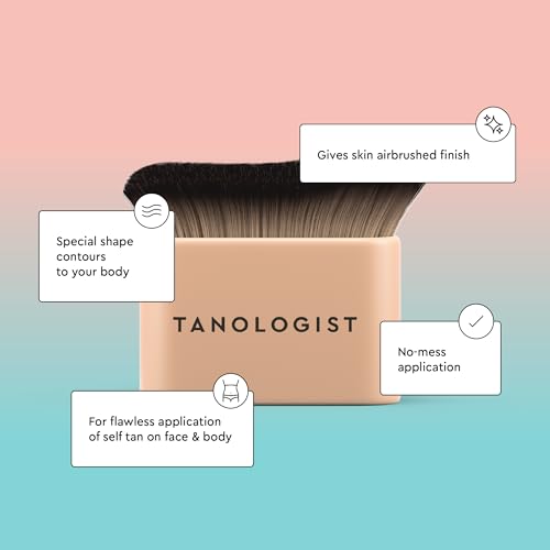 image for Tanologist Blending Brush for Self Tan - Vegan Body Brush for Flawless