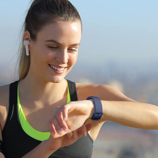 AR-01 - Correas de reloj inteligente, correas ajustables de silicona suave de 20 mm compatibles con Fitpolo AR-01, Aeac AR-01 Smartwatch (paquete de 5)