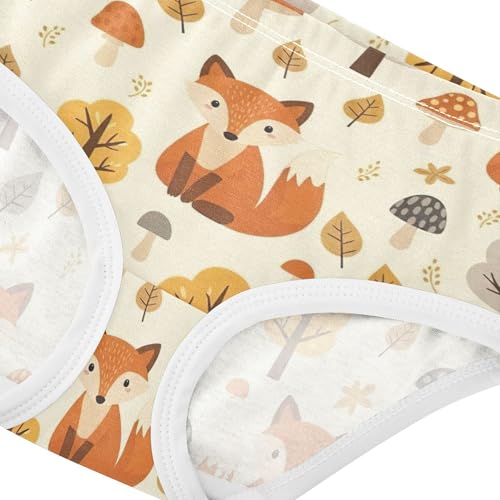 Cute Orange Foxes Forest Autumn Toddler Girls Underwear 2t Cotton Cute Panties Girl Aesthetic Briefs Kids Undies4