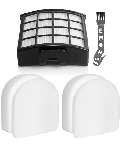 Jollsung AZ3900UKTBK PowerDetect - Filtros para aspiradora vertical Shark DuoClean Detect AZ3900UKT, 1 HEPA lavable y 2 filtros de espuma y fieltro