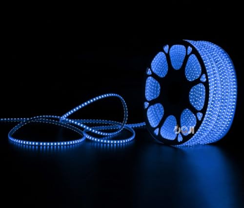 Image of DOJI 2835 Strip Lights for Home Decoration | 120 led per Meter led Strip Light | Rope Lights for Ceiling | Decoration Lights for Diwali, Christmas, Home, False Ceiling (Blue, 25 Meter)
