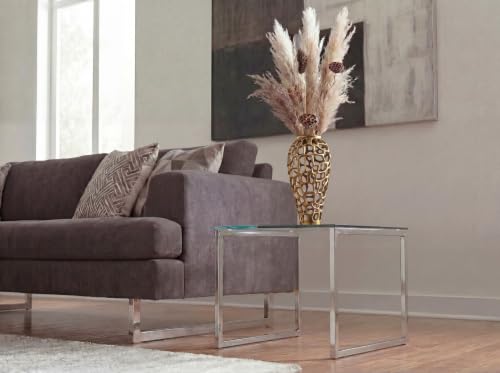 Vase haut or 45cm la solution design pour valoriser les grands bouquets secs - 4