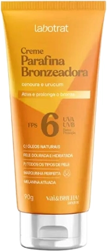 Labotrat parafina creme bronze cenoura fps6 90g