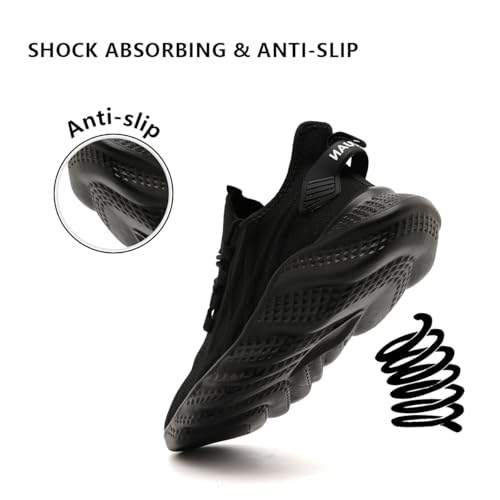Image of Mens Slip On Walking Shoes Sneakers Running Shoes Trainers Athletic Gym Fitness Sport Shoes Non Slip Breathable Mesh Workout Fashion Breathable Comfortable