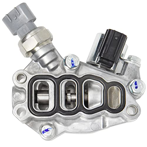 VTEC Timing Solenoid Spool Valve Assembly W/Gasket 15810-RKB-J01 Compatible with Honda Pilot Accord Odyssey 2.4L 3.0L 3.5L