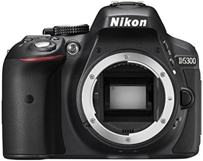 Nikon D5300 Digital SLR Camera Body Only (24.2 MP, 3.2 inch LCD with Wi-Fi and GPS) – Black (Renewed)