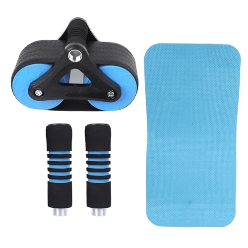 FILFEEL Springback Wheels Roller-Bauchtrainer für Effizientes Training zu Hause und Im Fitnessstudio – Tragbares Fitnessgerät in Blau