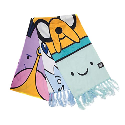 Preisvergleich Produktbild Bioworld Adventure Time - All Characters Knitted Scarf Mehrfarbig (Schal)