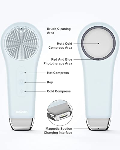 EZBASICS Escova de limpeza facial esfoliante facial à prova d'água para homens e mulheres escovas d