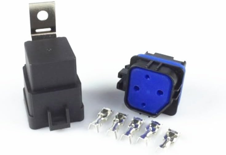 1pcs Automotive Relay NO Normally Open + NC Normally Closed 40A 12V 5P Full Integrated with Relay Seat