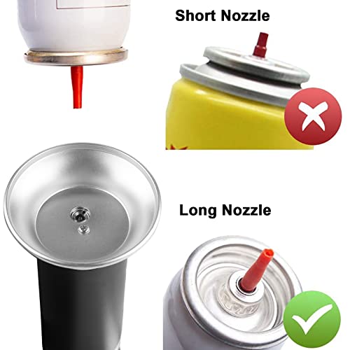JETPRO Butane Torch, Kitchen Torch Lighter, Cooking Refillable Torch with Adjustable Flame and Safety Lock for Desserts, BBQ, Kitchen ( Butane Gas Not Included ) (sliver)