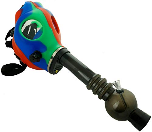 Silicon Gas Mask Smoking Mix Color