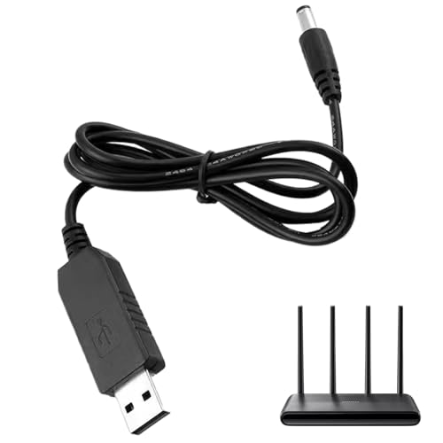 5 V En 12 V Cable-Pen-Aver-Pen A La Pantalla 5V En Un Cable De Paso De 9V/12V Con Enchufe DC, 5 V En...