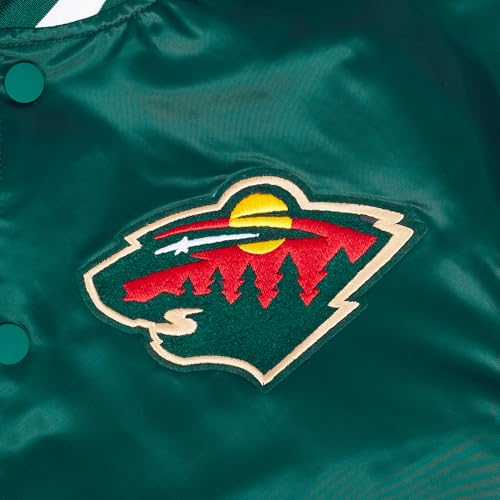 Image of Pro Standard Mens NHL Old English Satin Jacket