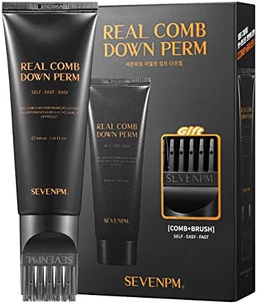 Sevenpm Sevenpm Real Comb Men's Self Styling Side Hair Down Perm 120ml 4.05oz