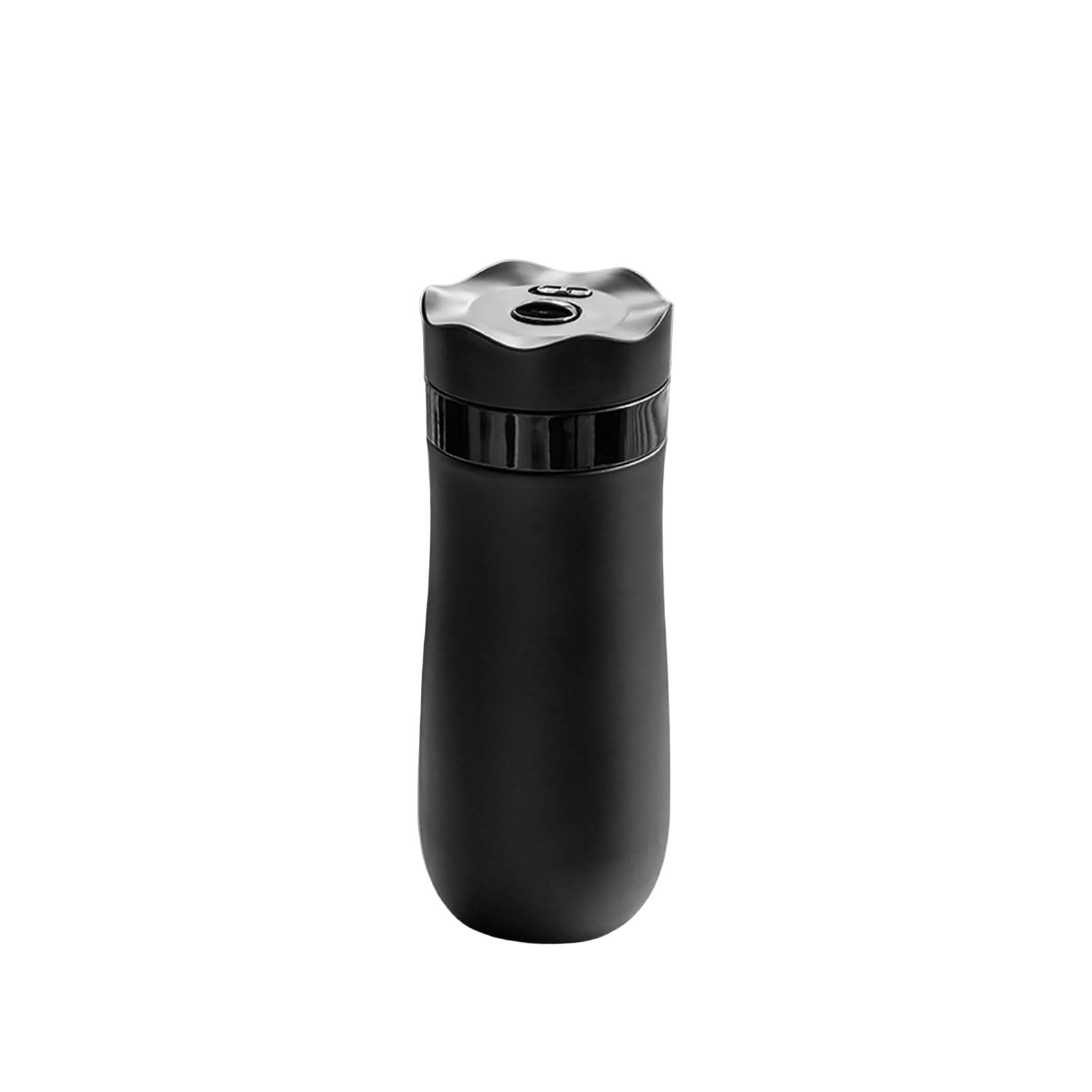 Pressa Francese da Viaggio in Acciaio Inox 320ml, Tazza Termica 8 | Caffettiera sottovuoto a doppia parete, coperchio a prova di perdite, per campeggio